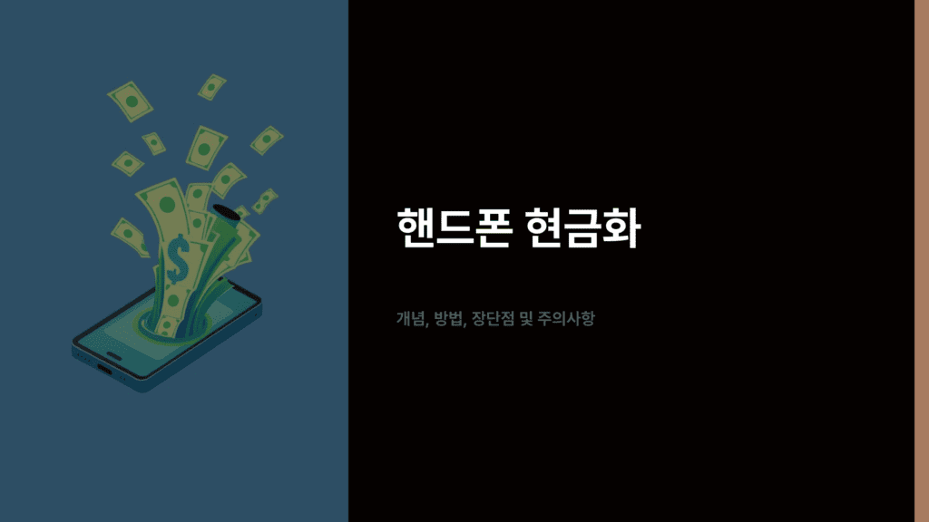 핸드폰 현금화